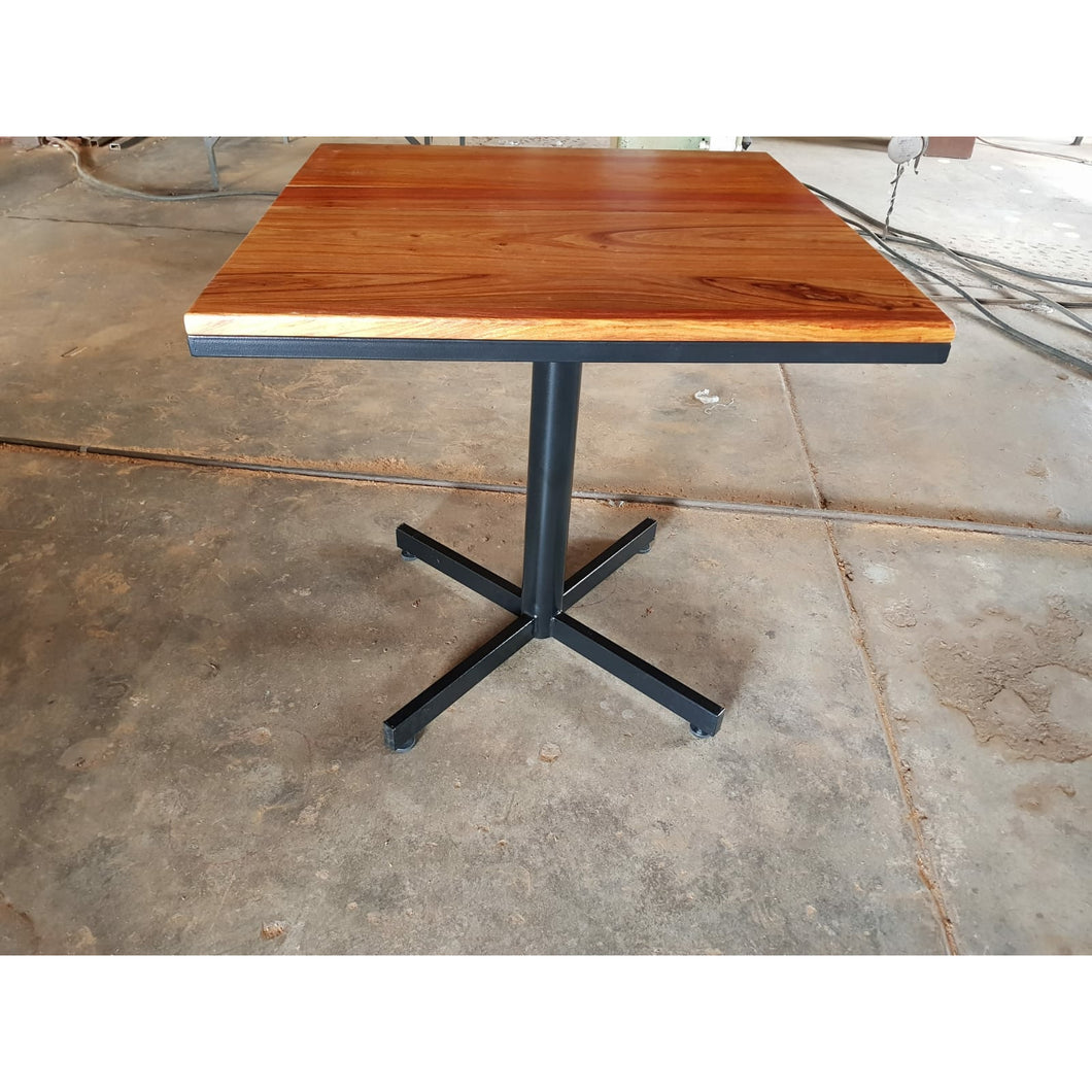 Solid wood table tops only INSIDE USE ONLY